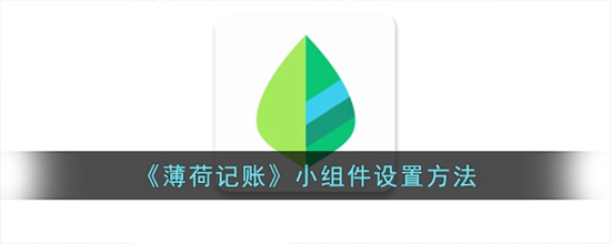 薄荷记账怎么添加组件 小组件设置方法